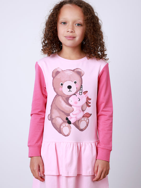 Minti Teddy And Unicorn Dress