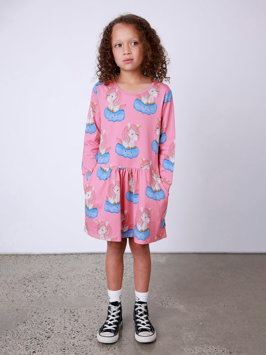 Minti Unicorn On A Cloud Dress