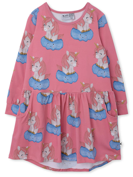 Minti Unicorn On A Cloud Dress