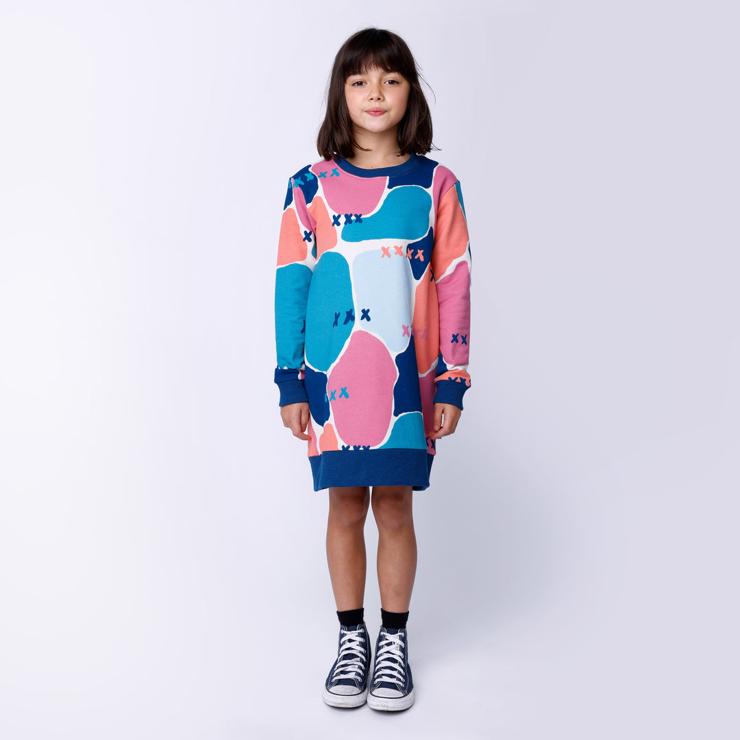 Minti Watercolour Furry Dress