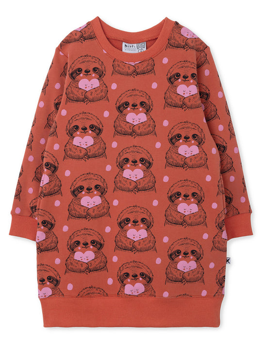 Minti Happy Sloth Furry Dress