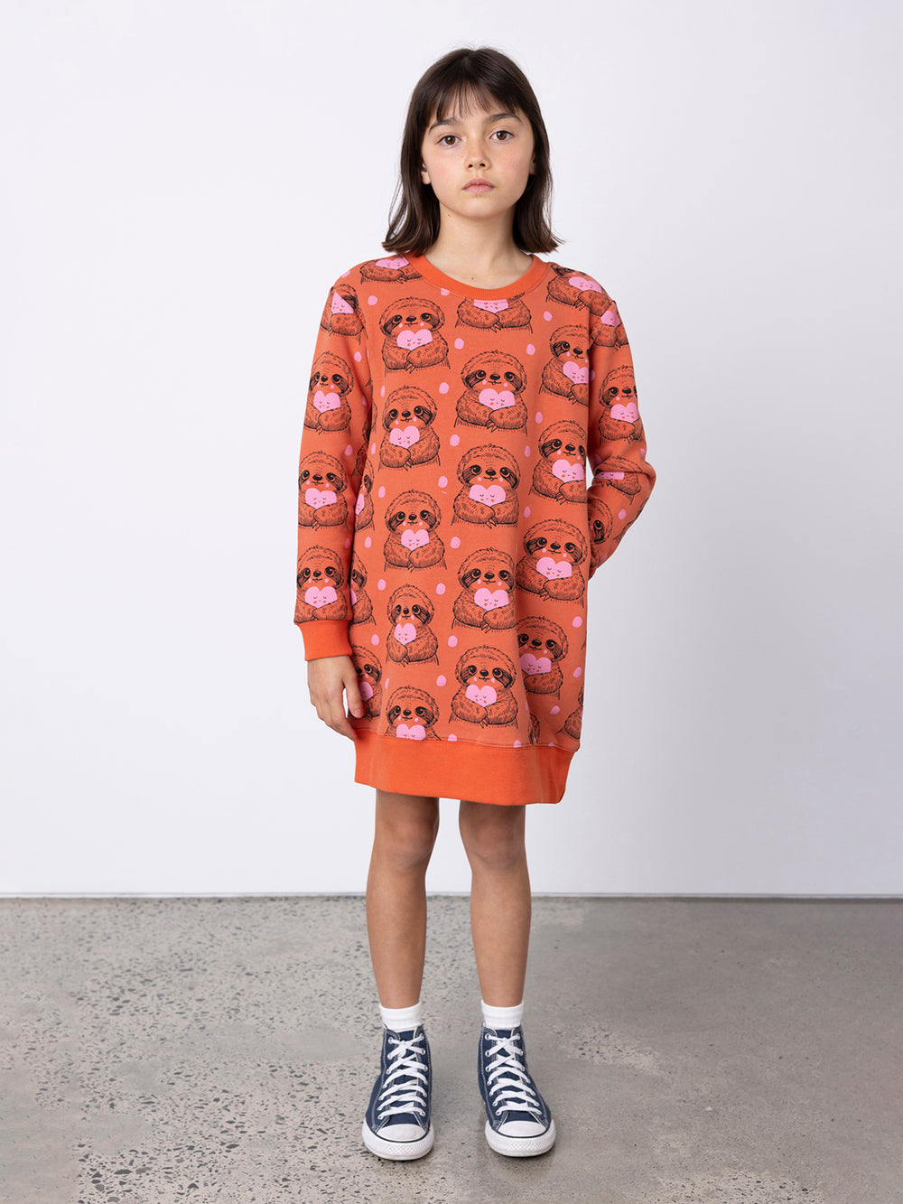Minti Happy Sloth Furry Dress