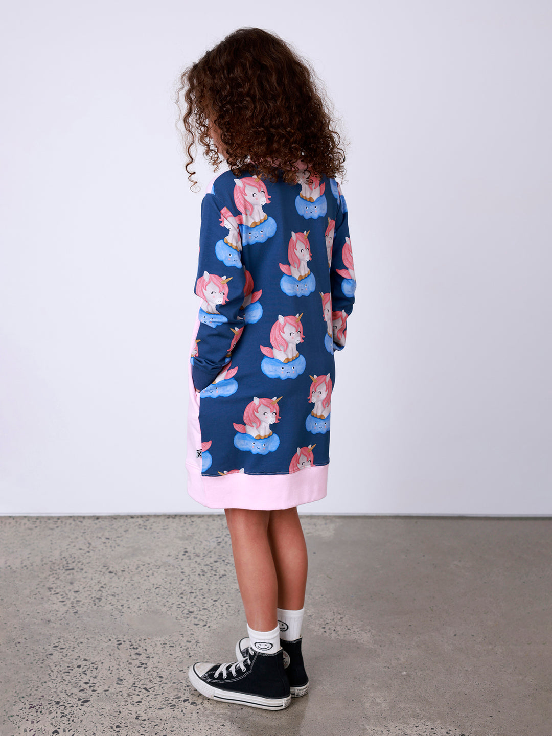 Minti Unicorns On A Cloud Dress