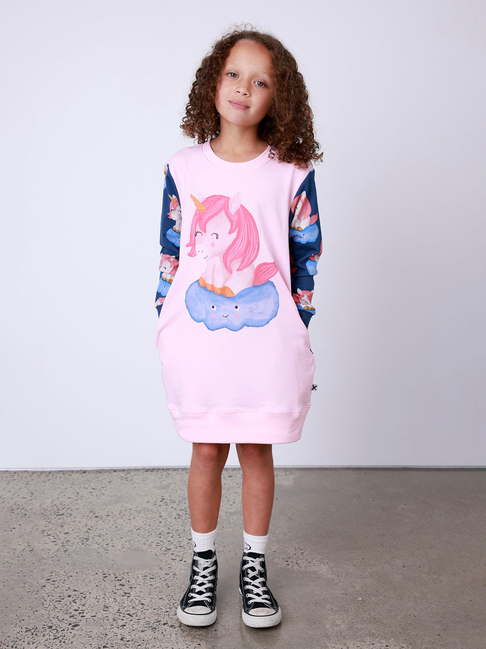 Minti Unicorns On A Cloud Dress
