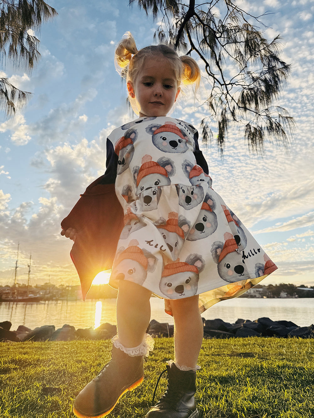 Minti Warm Koalas Dress