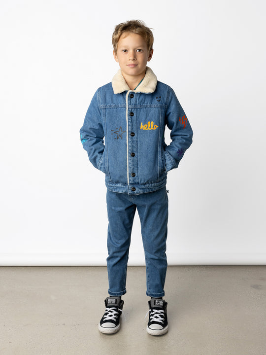 Minti Emblem Denim Jacket
