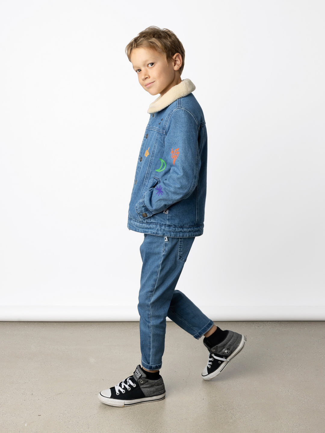 Minti Emblem Denim Jacket