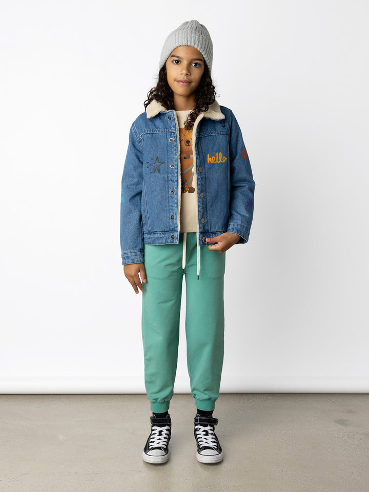 Minti Emblem Denim Jacket