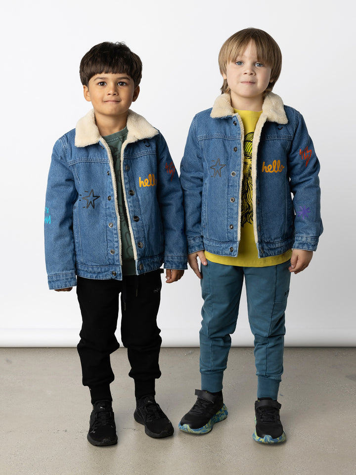 Minti Emblem Denim Jacket