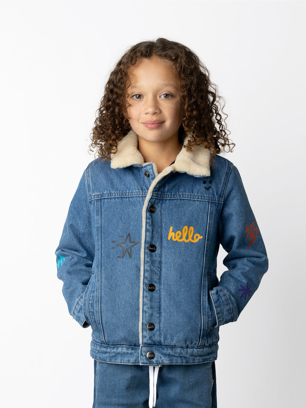 Minti Emblem Denim Jacket