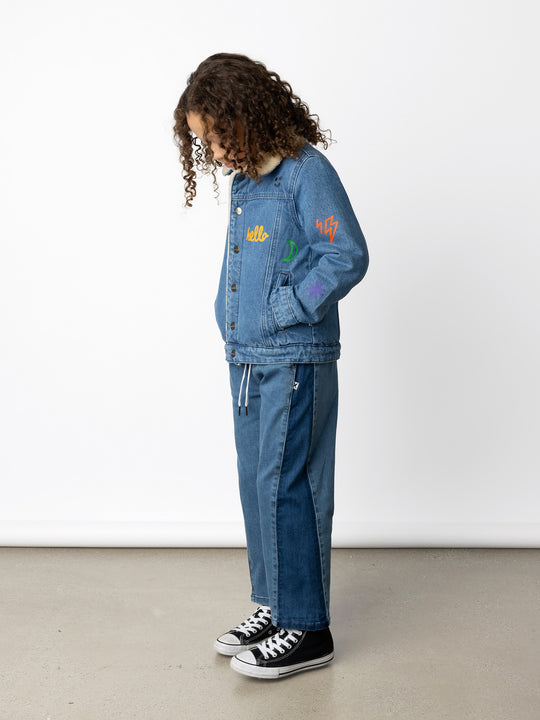 Minti Emblem Denim Jacket