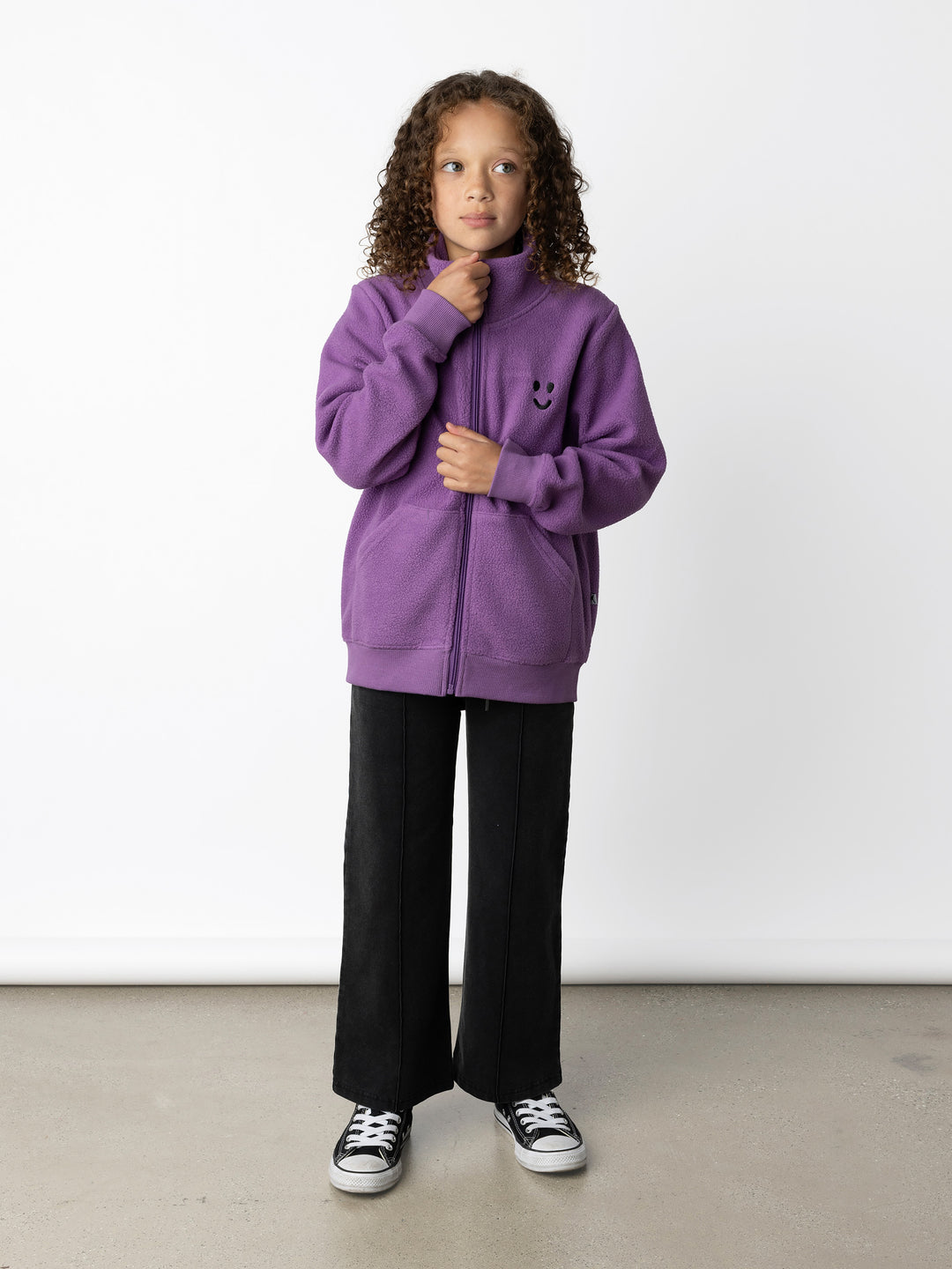 Minti Teddy Zip Up Bomber